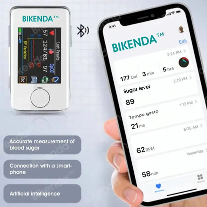 【OFFICIAL STORE】Bikenda™ Non-Invasive Blood Glucose Meter – Achieve 99.9% Accuracy & Receive an Exclusive Gift!🎄