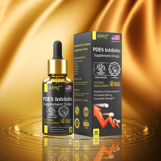 🎉AAFQ® PDE5 Inhibitor Supplement Drops[⏰Gratis forsendelse på 4 flasker til dit hjem, begrænset tidstilbud bedst 4 dage!]