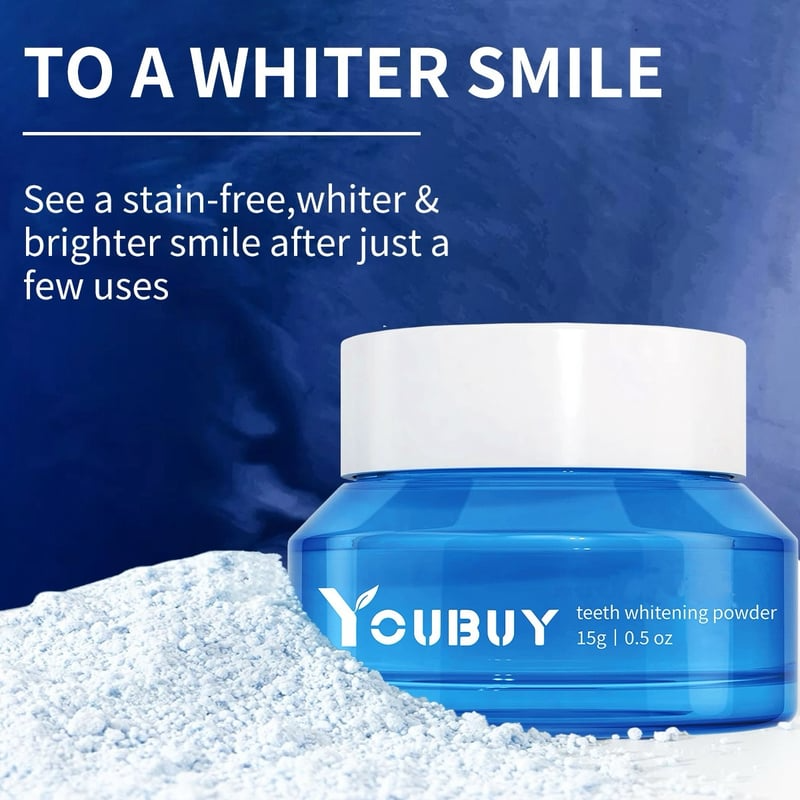 🦷Youbuy™ Teeth Whitening Powder | Whitening and Stain Removal