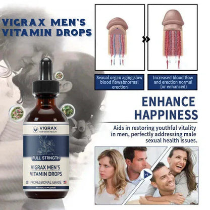 VegraX Men's Vitamin Drops--☘️No Side Effects & Doctor Recommended☘️