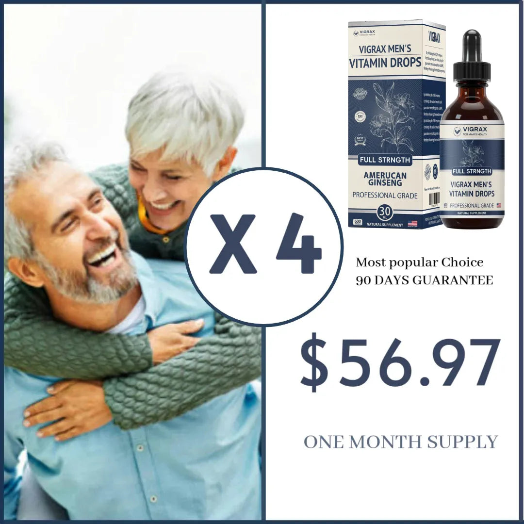 VegraX Men's Vitamin Drops--☘️No Side Effects & Doctor Recommended☘️