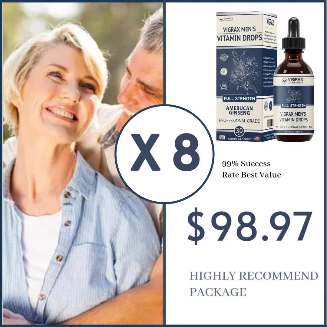 VegraX Men's Vitamin Drops--☘️No Side Effects & Doctor Recommended☘️