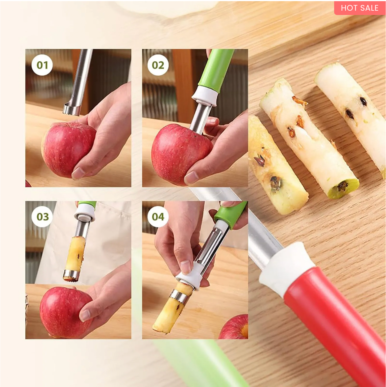 2 in 1 Premium Apple Coring Tool