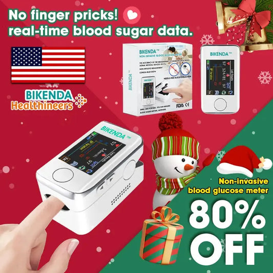 【OFFICIAL STORE】Bikenda™ Non-Invasive Blood Glucose Meter – Achieve 99.9% Accuracy & Receive an Exclusive Gift!🎄